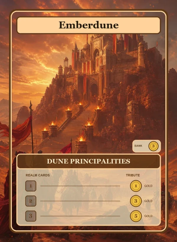 The Emberdune realm card