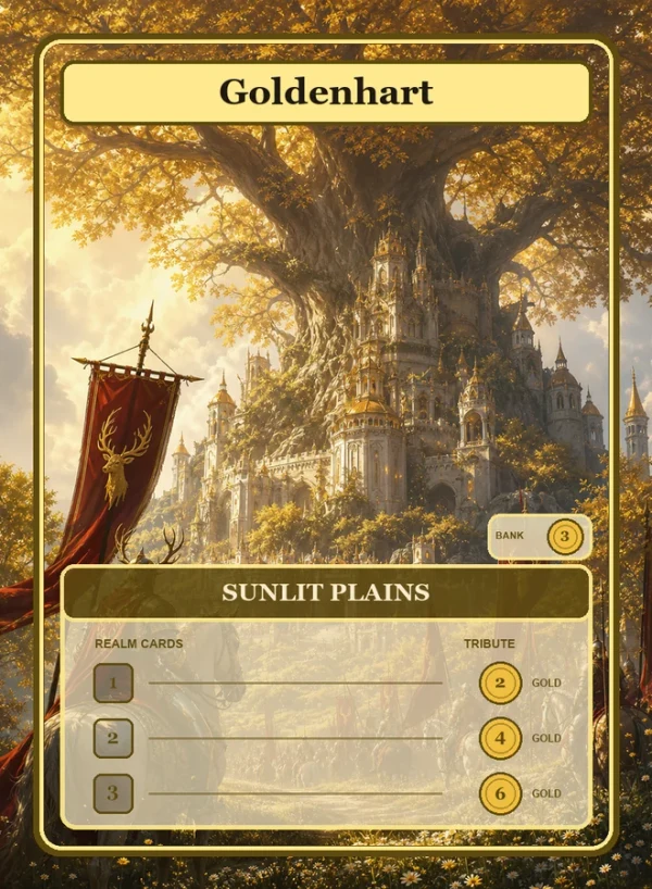 The Goldenhart realm card