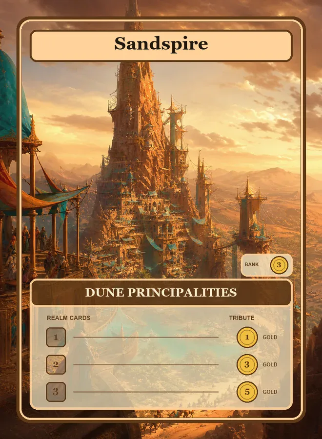 The Sandspire realm card