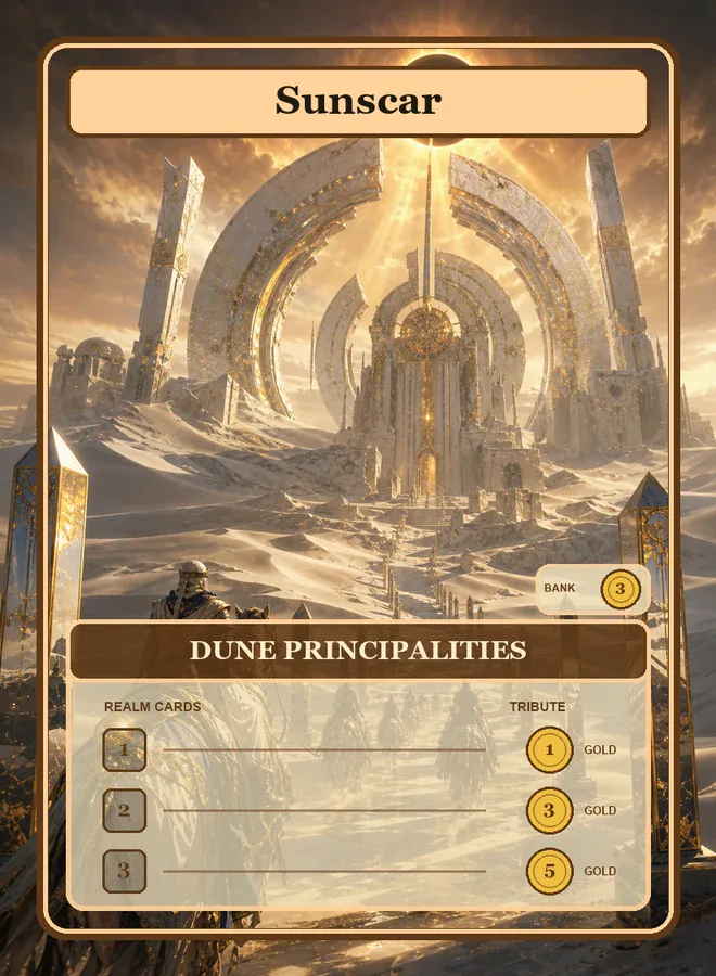 The Sunscar realm card