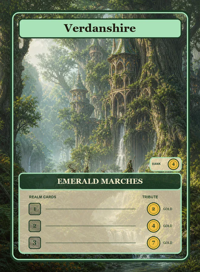 The Verdanshire realm card