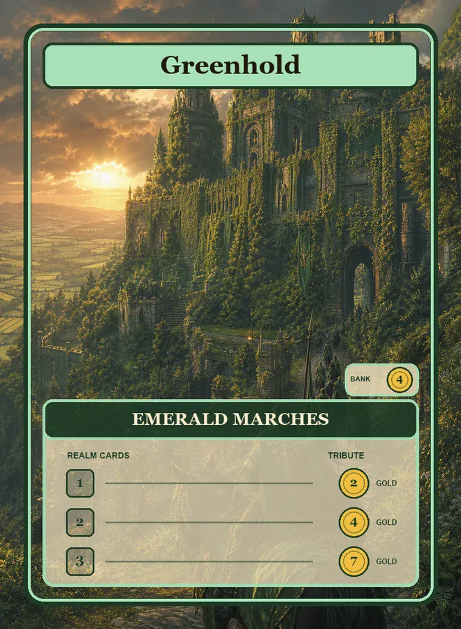 The Greenhold realm card