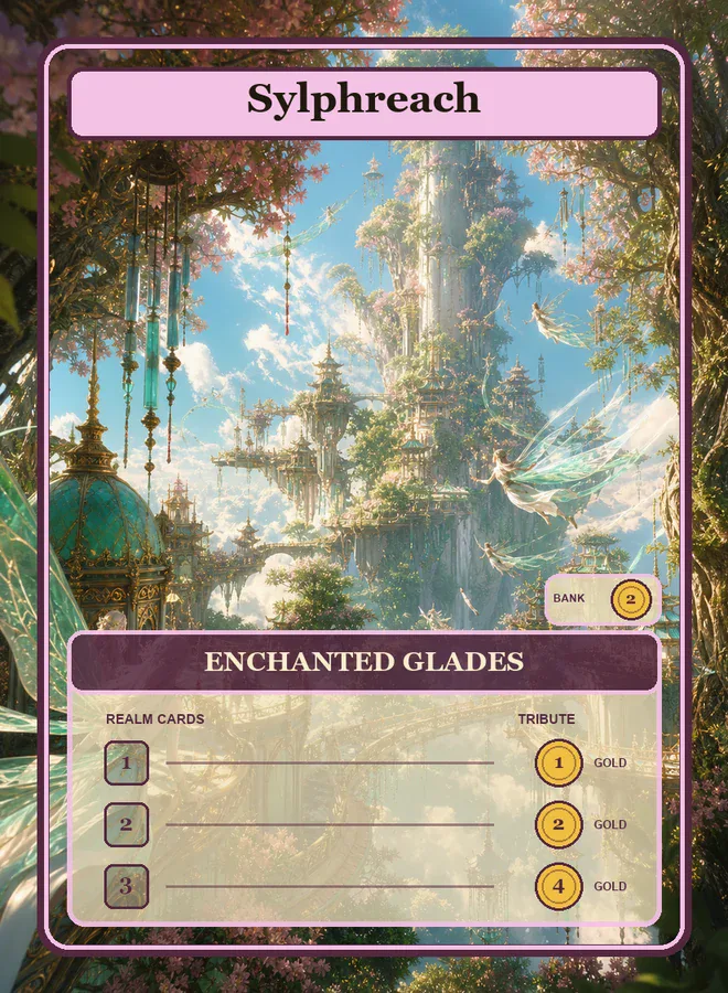 The Sylphreach realm card