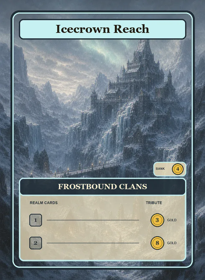 The Icecrown Reach realm card