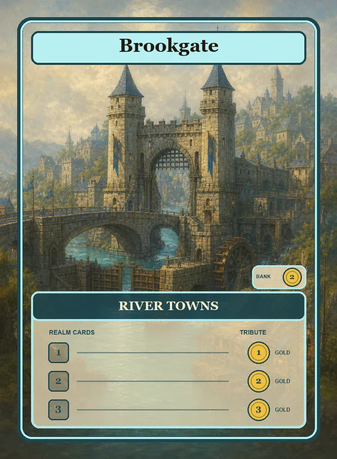 The Brookgate realm card